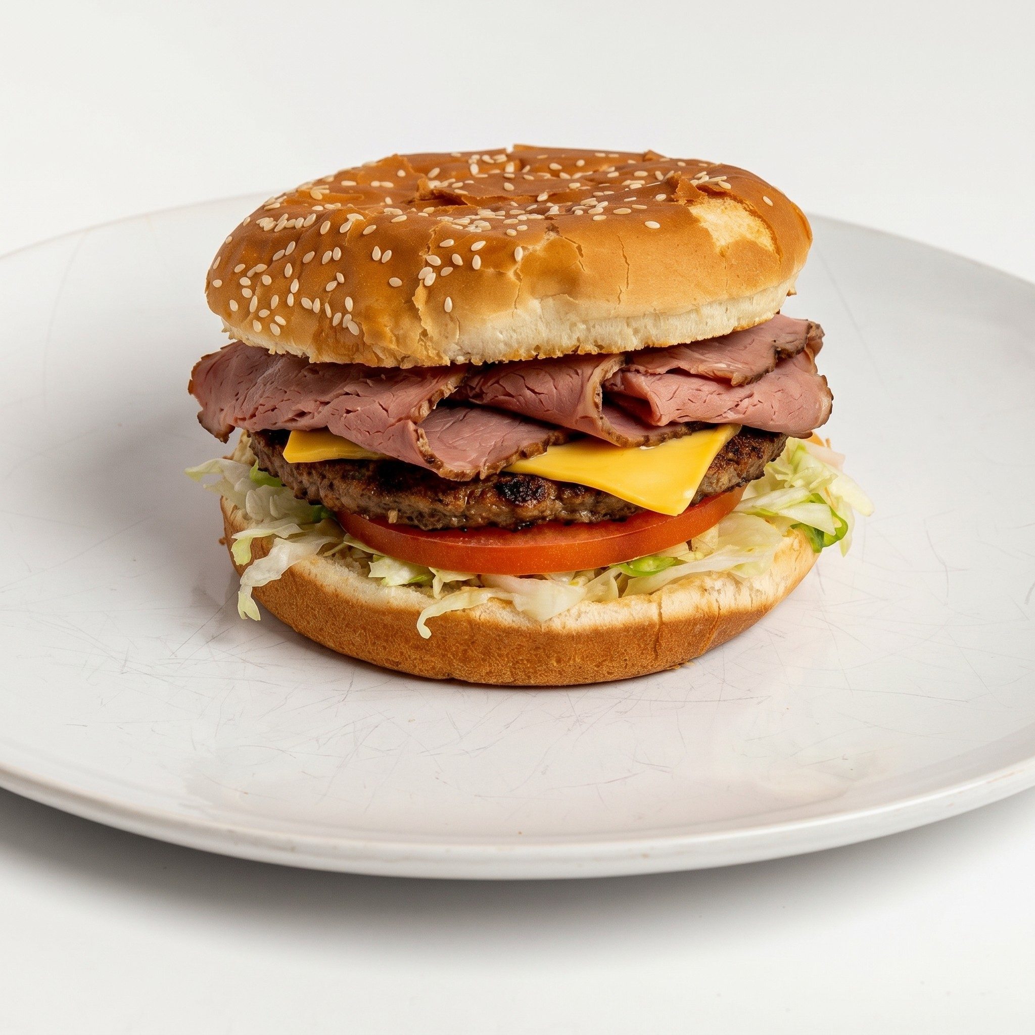 Double Bacon Cheese Burger.