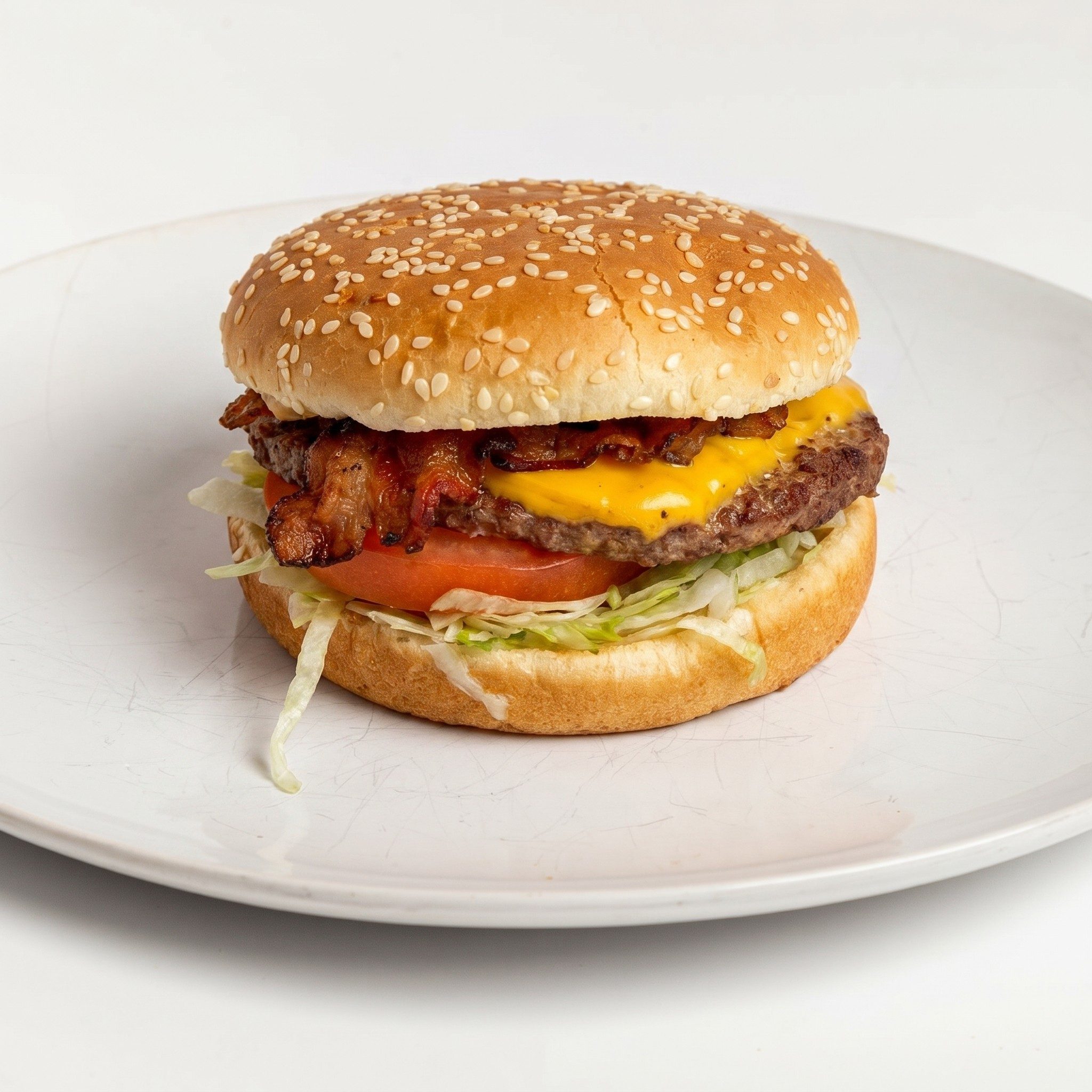 Junior Bacon Cheese Burger.