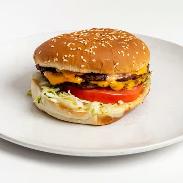 Double Cheese Burger.