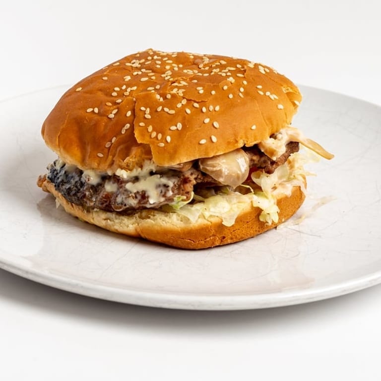 Mushroom Swiss Burger Delight